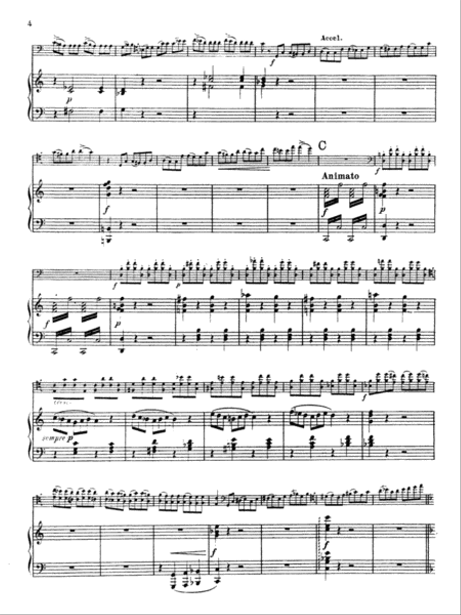 Saint-Saëns: Cello Concerto, Op. 33 (Transcribed) Piano scores gallery preview page 6