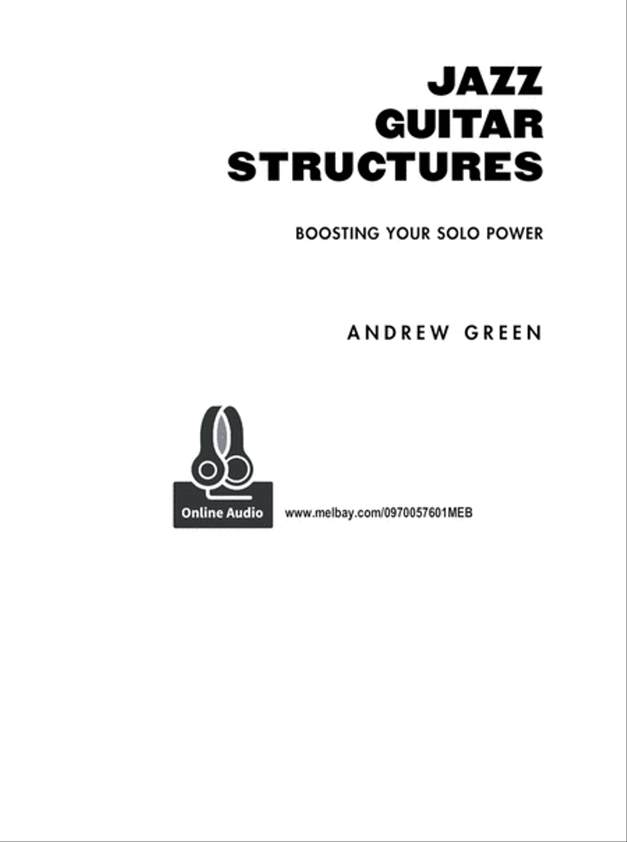 Jazz Guitar Structures Electric Guitar scores gallery preview page 2