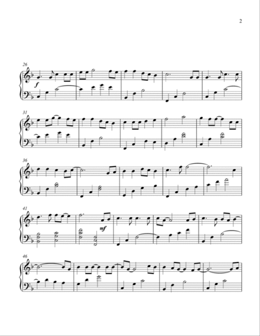 God Bless The U.S.A. Harp scores gallery preview page 3