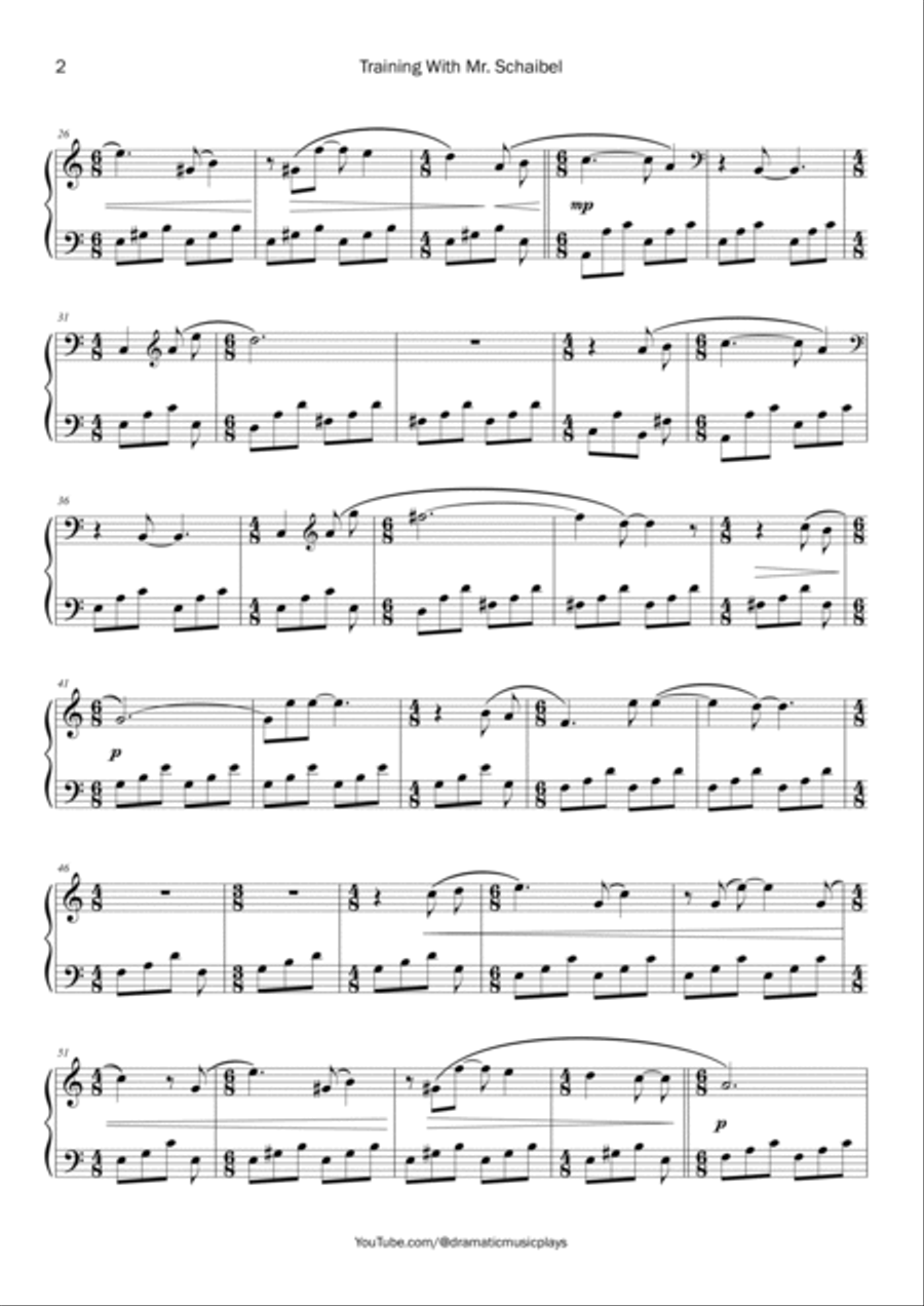 Training With Mr. Schaibel Piano Solo scores gallery preview page 2