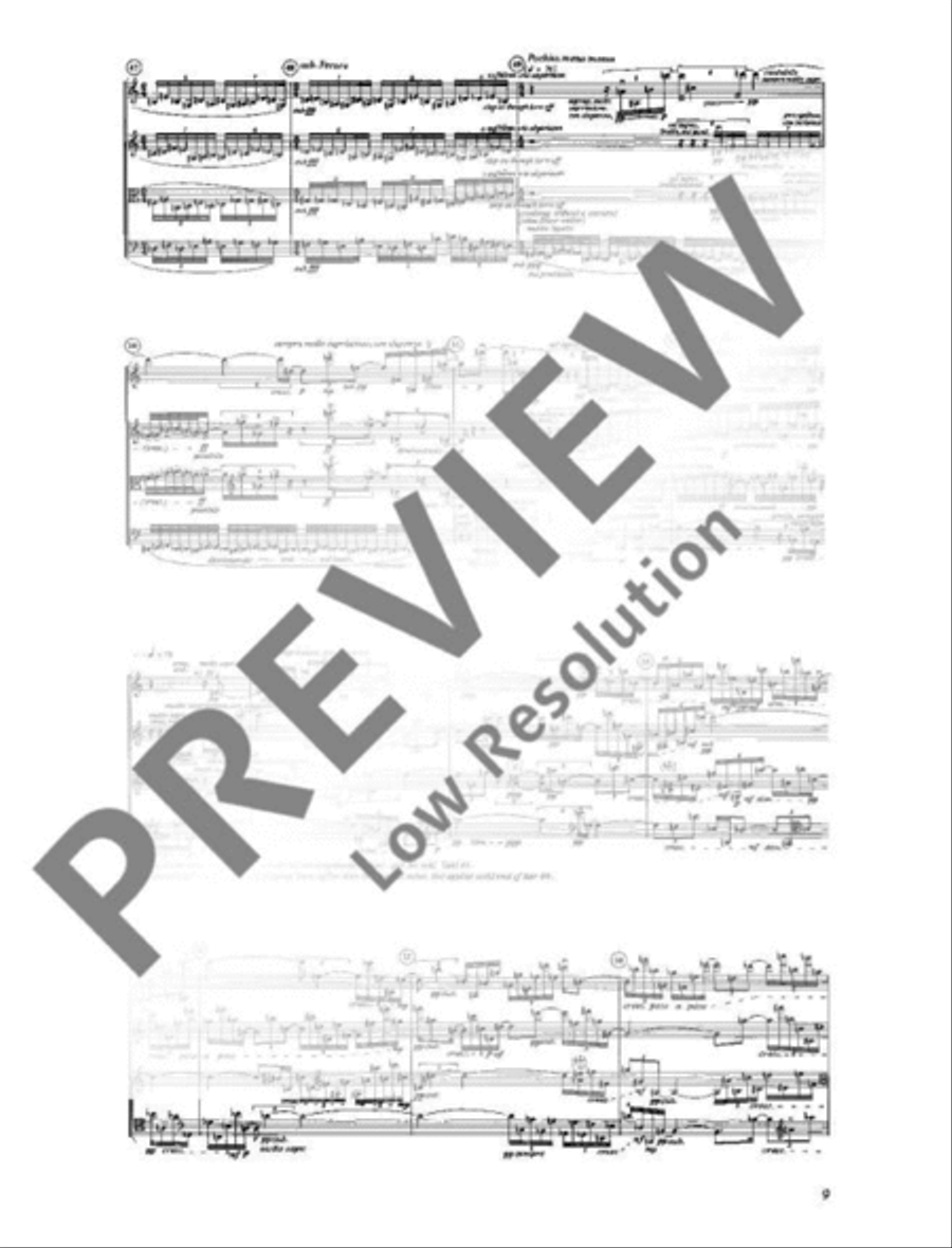 String quartet No. 2 String Quartet scores gallery preview page 10