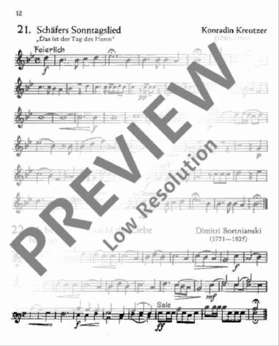 Für Feiern und Feste Für Feiern und Feste Trumpet scores gallery preview page 13