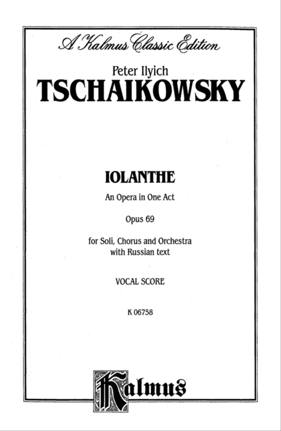 Iolanthe, Op. 69 Voice scores gallery preview page 2
