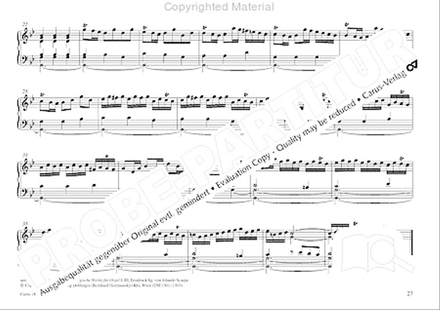 Organo pleno. Orgelstucke zum Ein- und Auszug Organ Solo scores gallery preview page 35