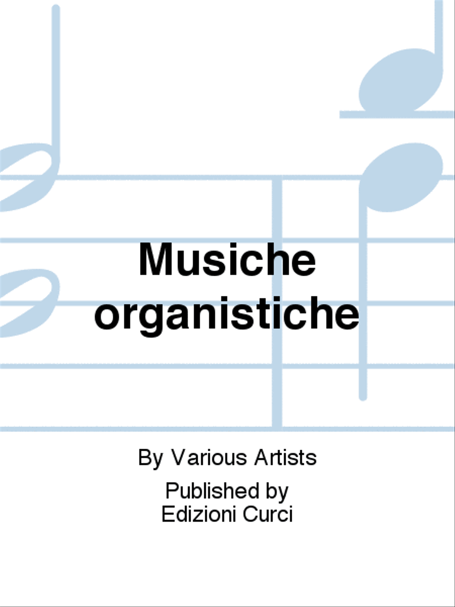 Musiche organistiche