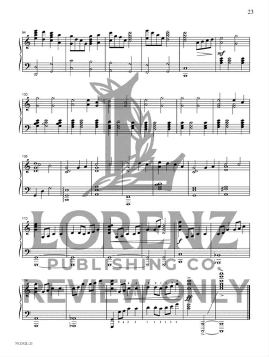 The Best of Mark Hayes for the Intermediate Pianist Piano Solo scores gallery preview page 16