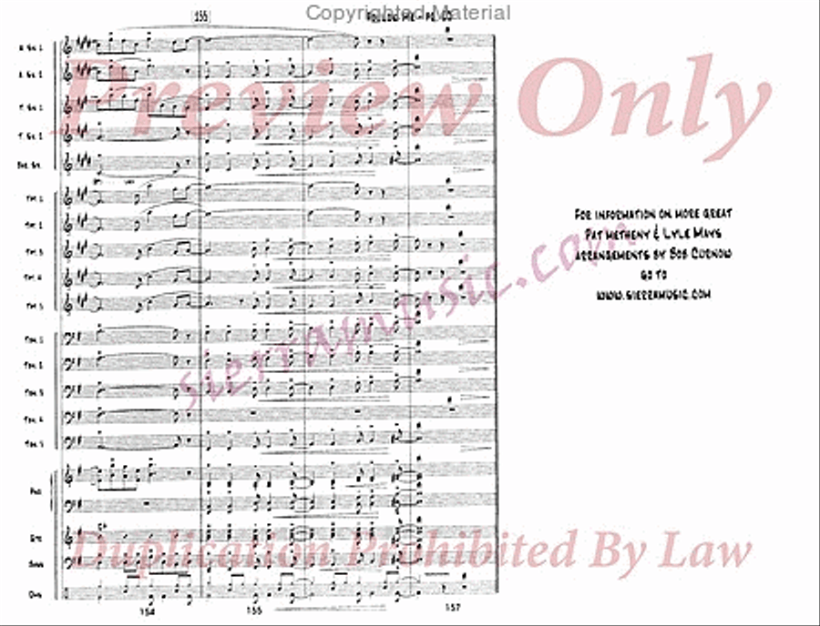 Follow Me Follow Me Jazz Ensemble scores gallery preview page 21