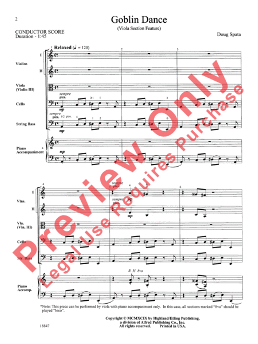 Goblin Dance Goblin Dance String Orchestra scores gallery preview page 3