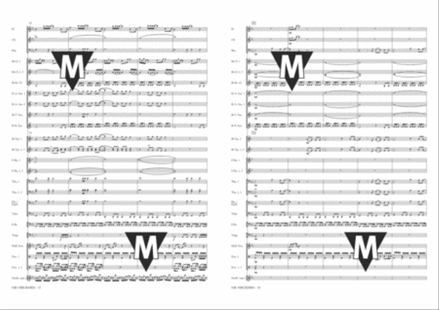 Nie Vergessen Concert Band scores gallery preview page 10