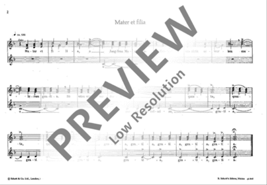Drei Chorsätze SSAA scores gallery preview page 3