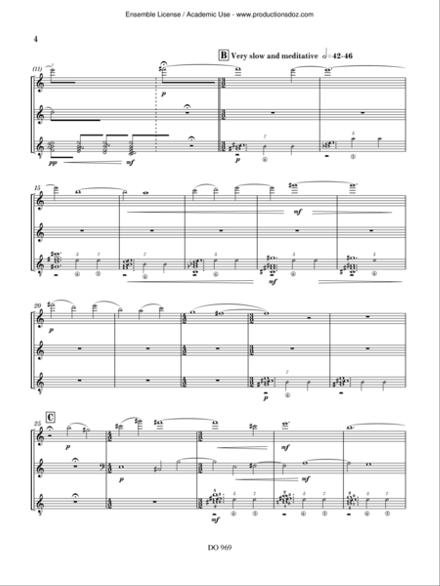 Northern Lights Clarinet scores gallery preview page 4