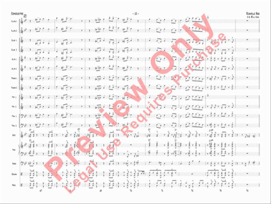 Rumble Bee Jazz Ensemble scores gallery preview page 13