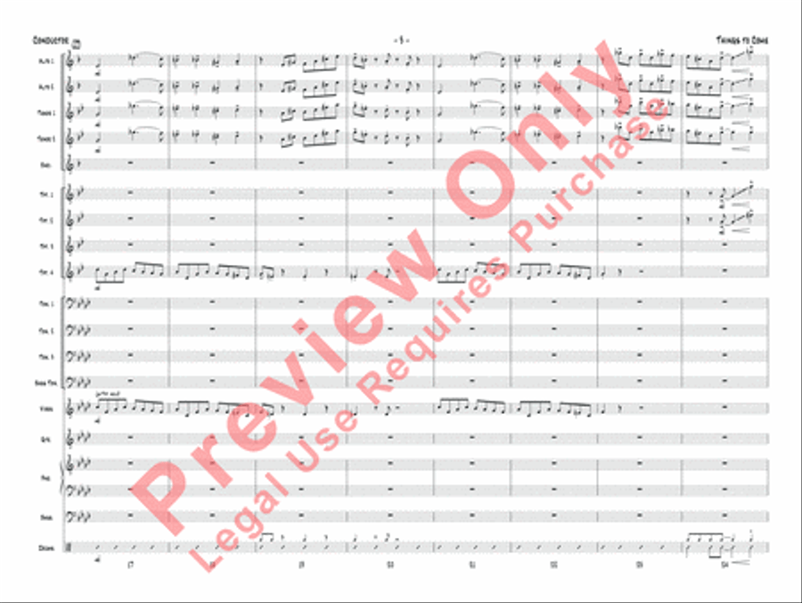 Things to Come Things to Come Jazz Ensemble scores gallery preview page 4