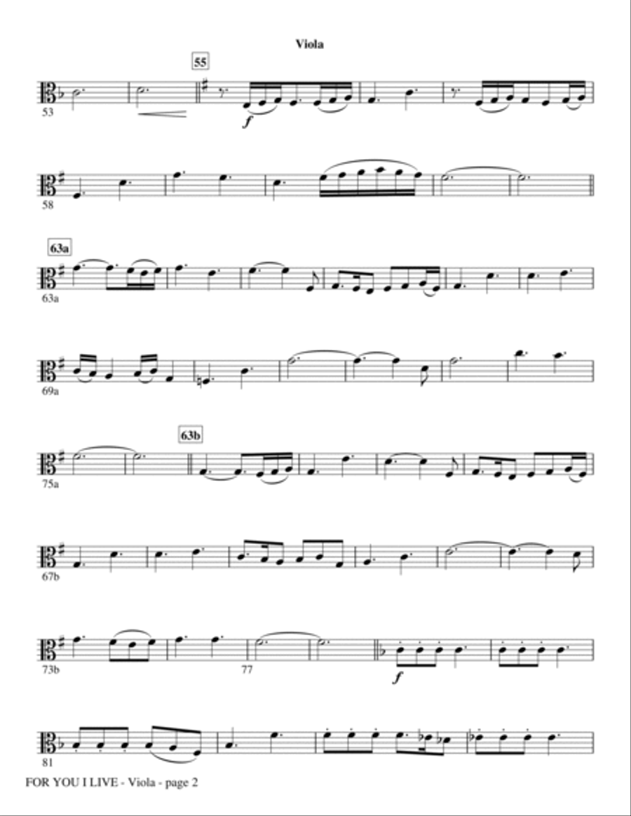For You I Live - Cello For You I Live - Cello Choir scores gallery preview page 2