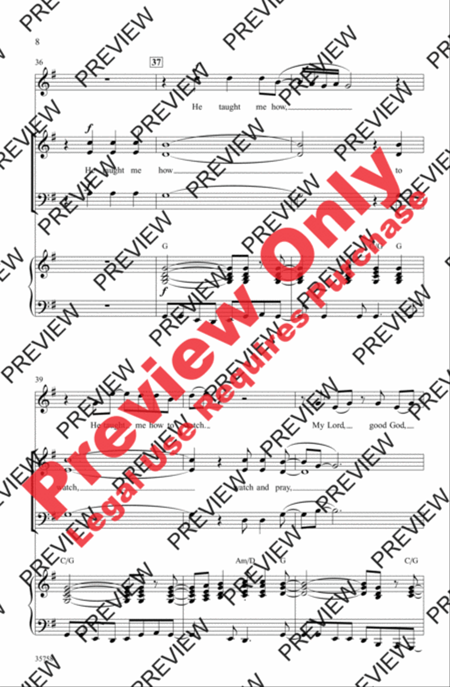 Oh Happy Day Oh Happy Day 3-Part scores gallery preview page 8