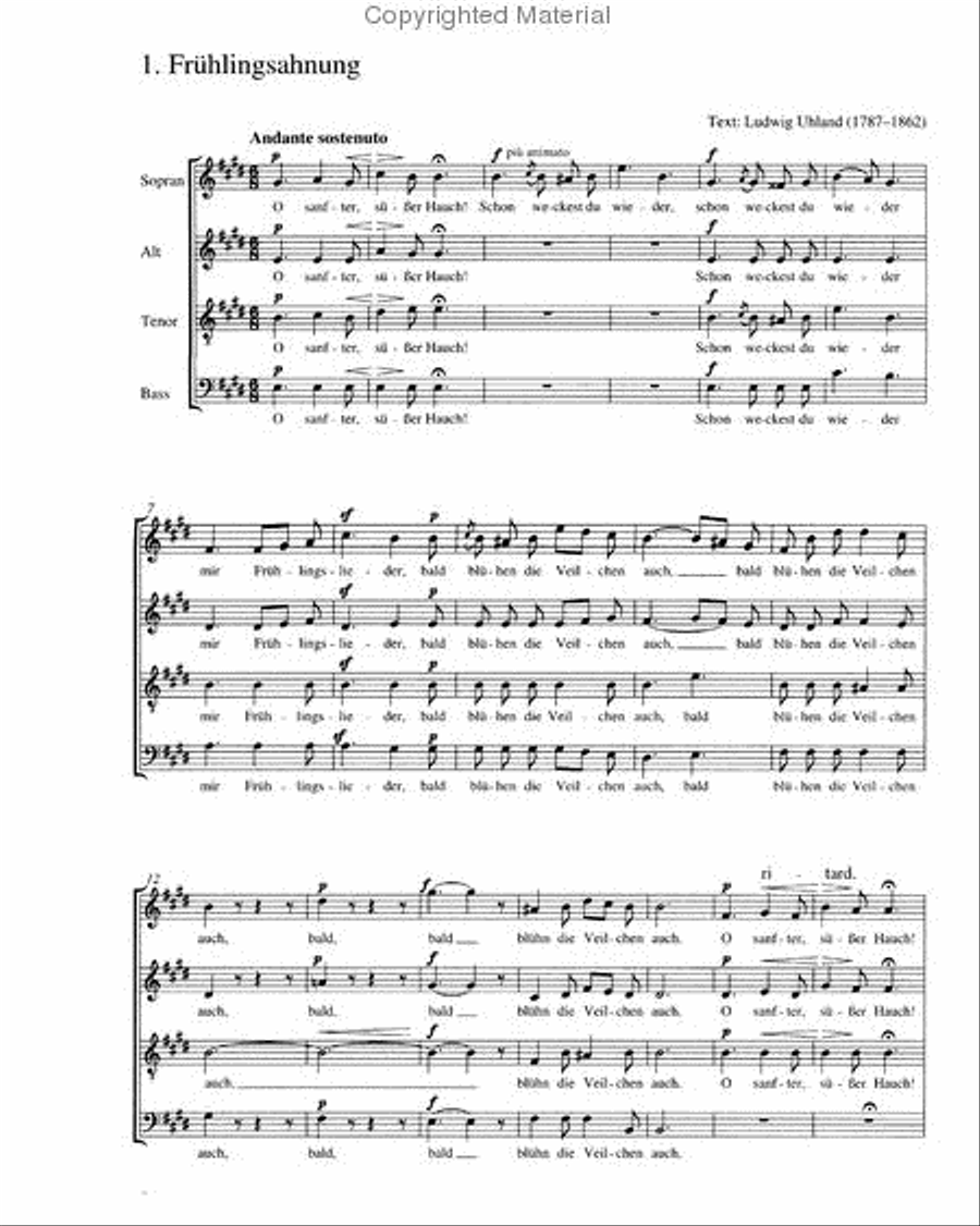 Im Freien zu singen (Heft 2) Choir scores gallery preview page 2