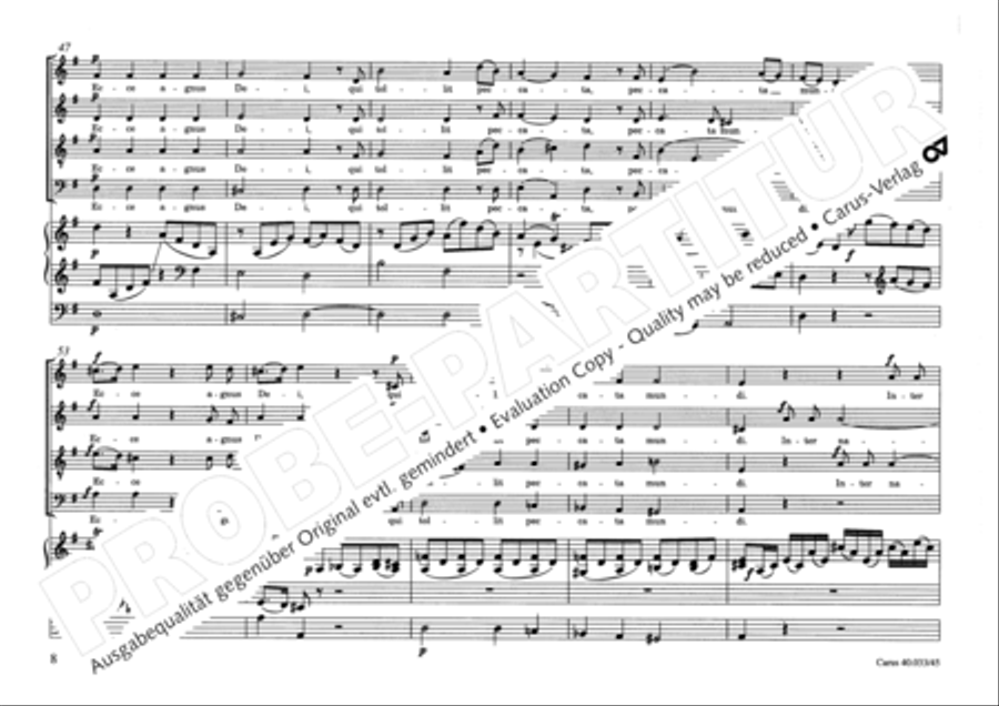 Inter natos mulierum 4-Part scores gallery preview page 9