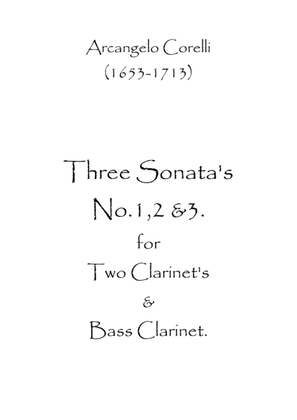 Three Sonatas No1,2 & 3
