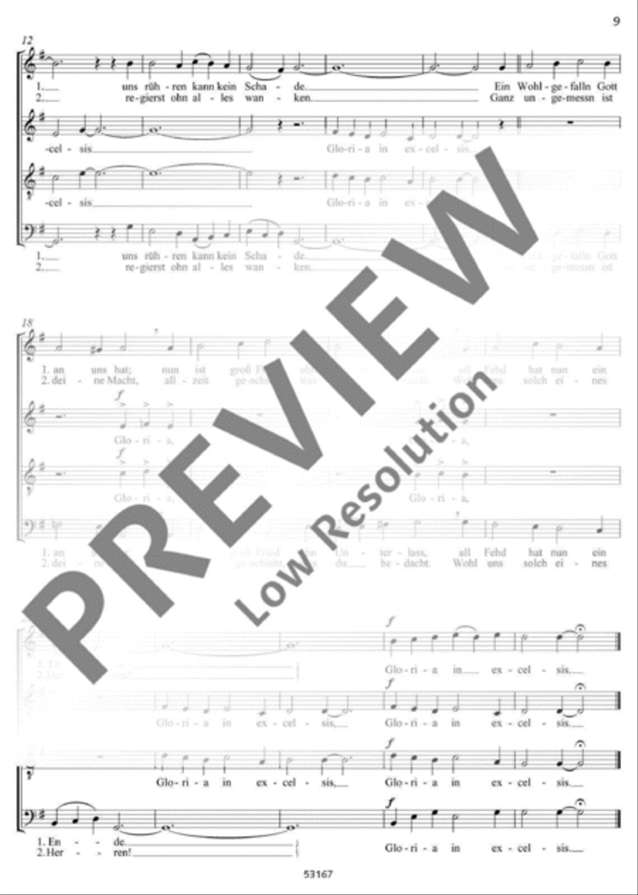 Ansbacher Chorbuch 4-Part scores gallery preview page 10
