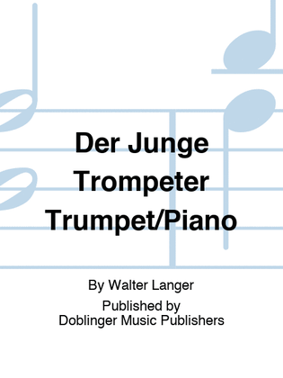 Book cover for Der Junge Trompeter Trumpet/Piano