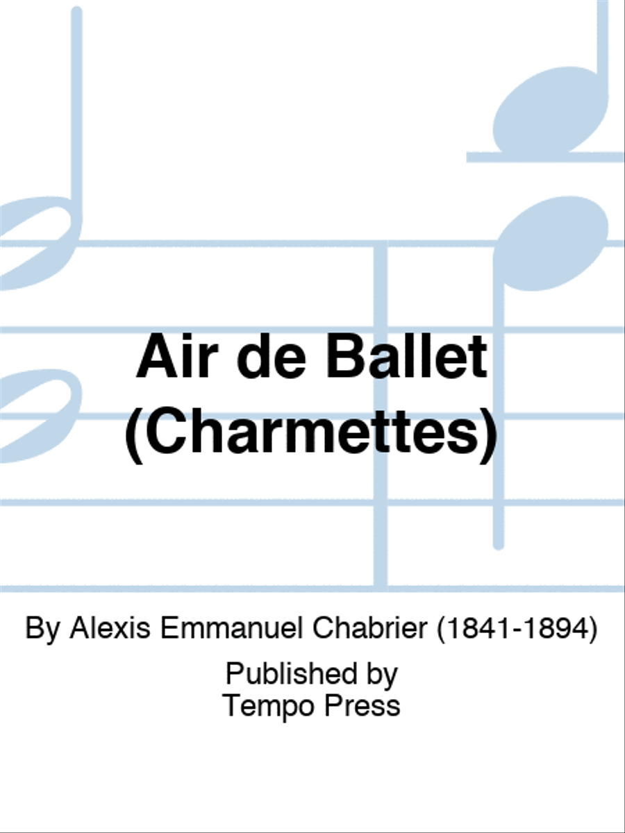 Air de Ballet (Charmettes) Set of Parts scores gallery preview page 1