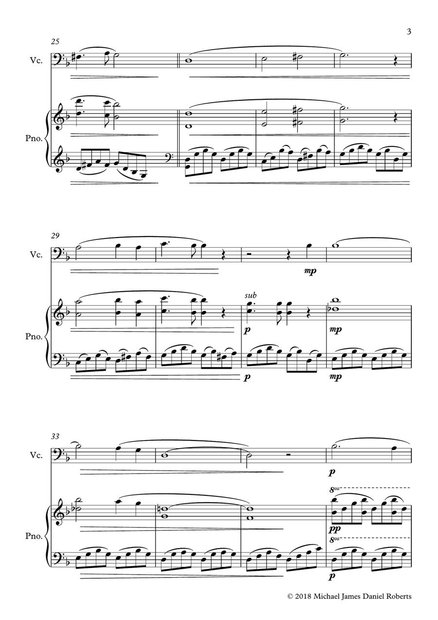 Aurora's Dream Piano scores gallery preview page 3