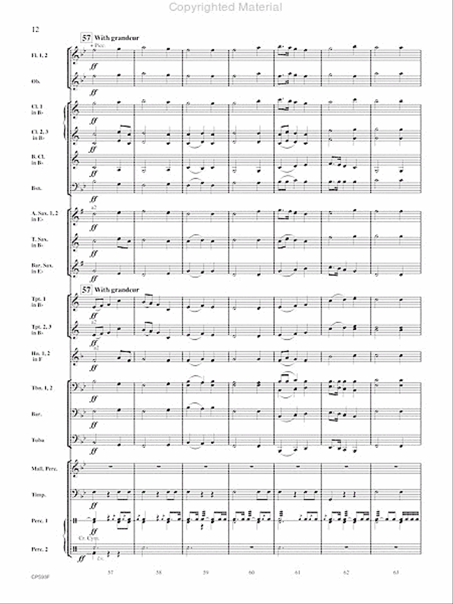 Fantasy on Early American Tunes Fantasy on Early American Tunes Concert Band scores gallery preview page 13