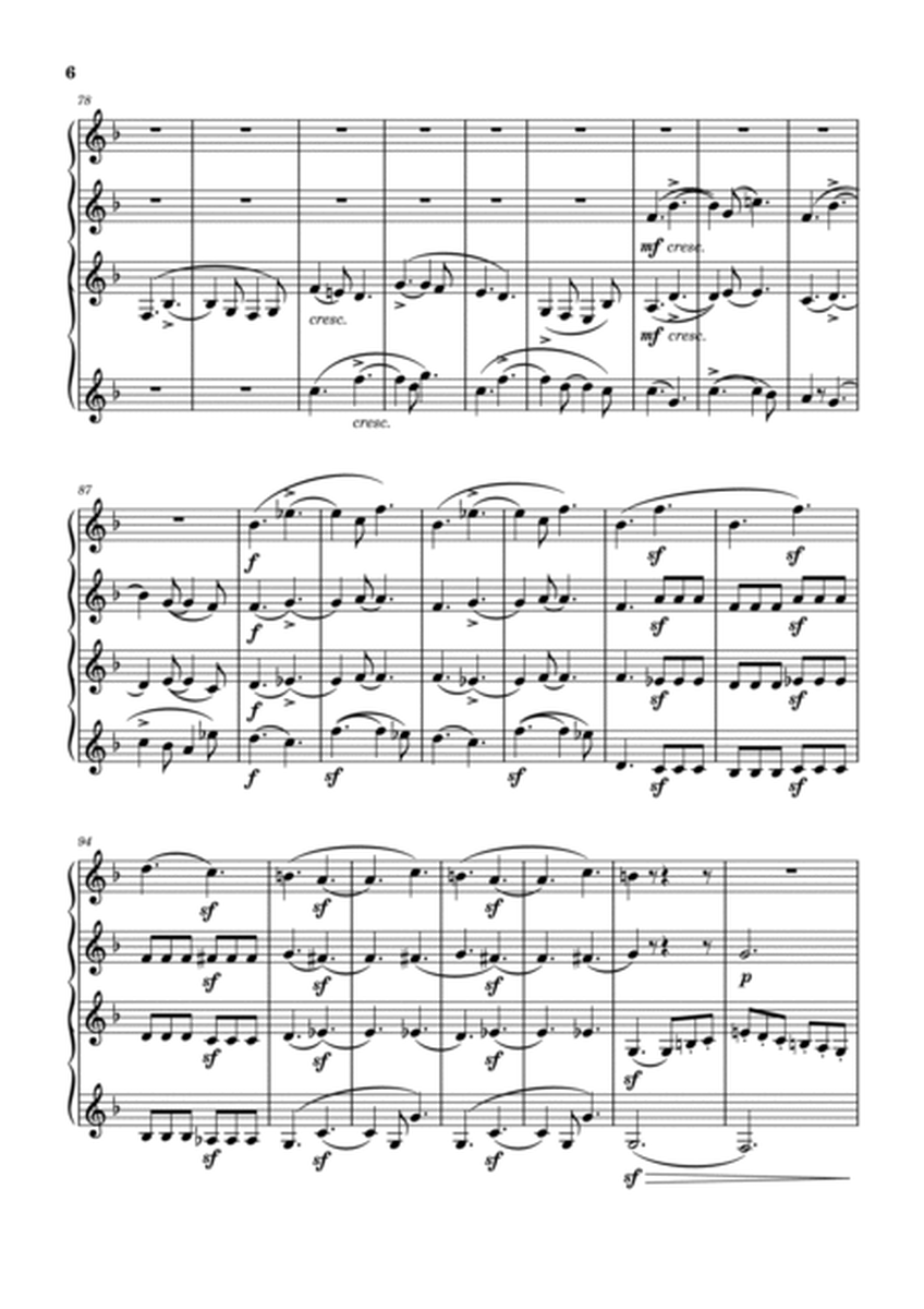 R.Schumann: Quartet Op.41 No.1 for 3 Clarinets and Bass Clarinet