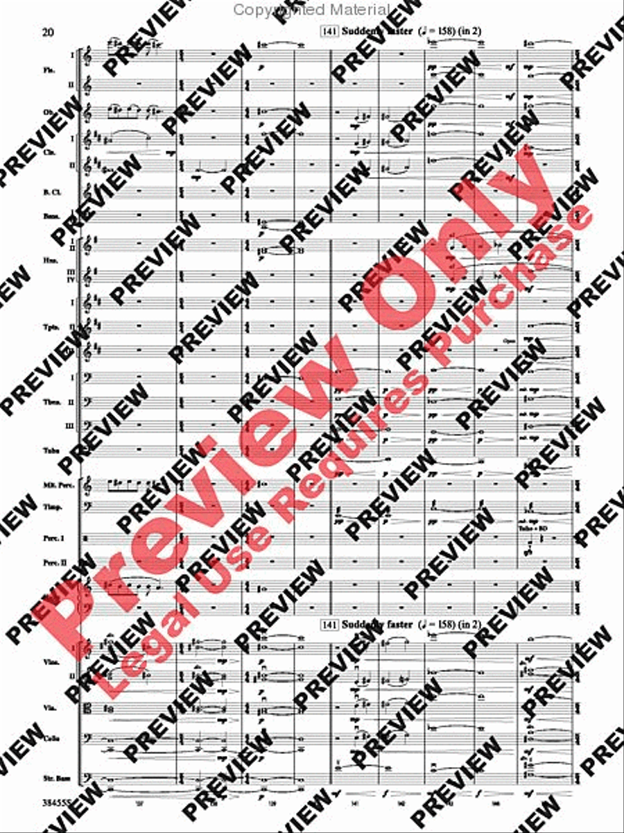 Harry Potter and the Deathly Hallows, Part 2, Suite from Full Orchestra scores gallery preview page 21