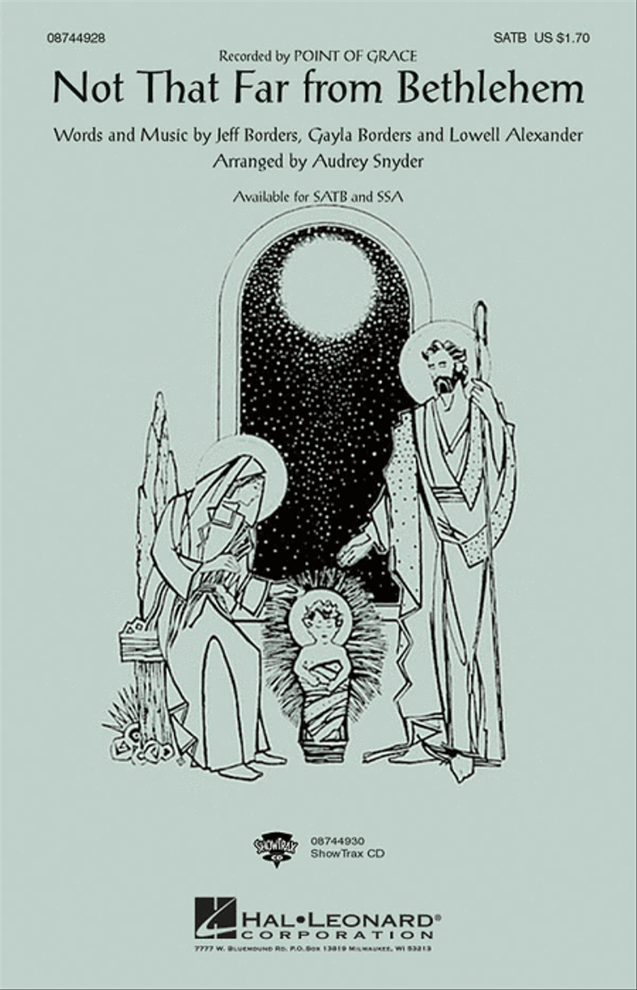 Not That Far From Bethlehem 4-Part scores gallery preview page 1
