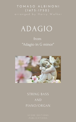 Book cover for Adagio - Albinoni (for String Bass and Piano/Organ)