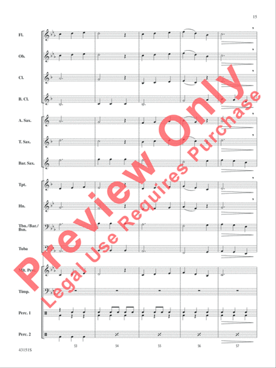 Triple Threat Triple Threat Concert Band scores gallery preview page 16