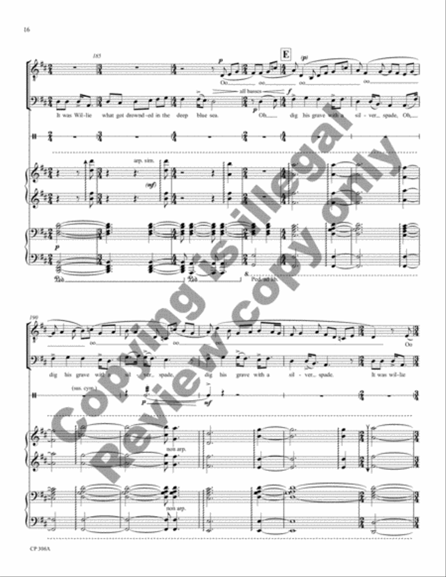 American Folk Song Suite (Full Score) Choir scores gallery preview page 24