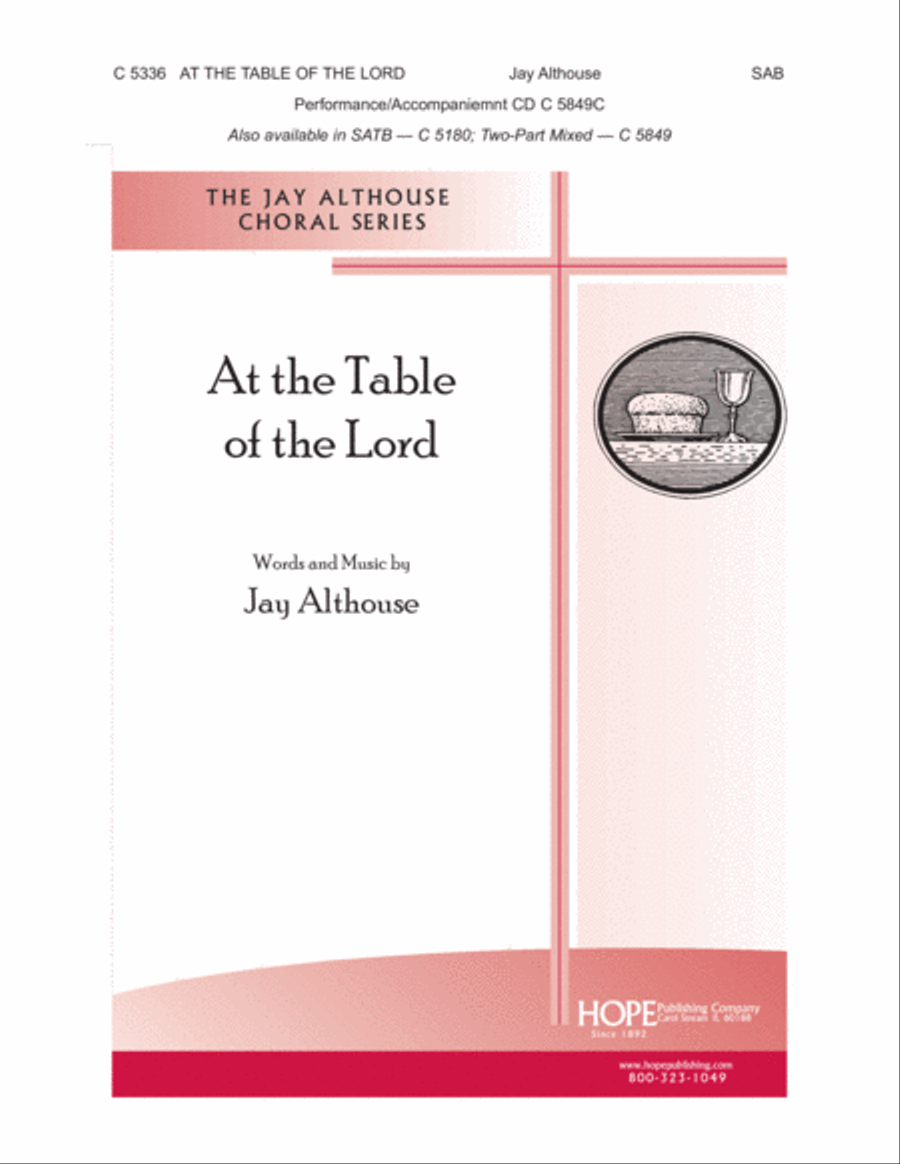 At the Table of the Lord 3-Part scores gallery preview page 1