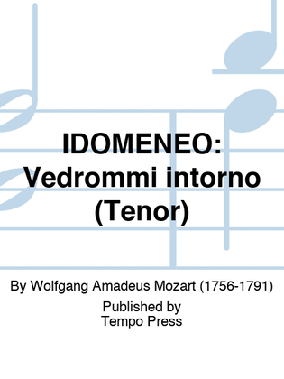 Book cover for IDOMENEO: Vedrommi intorno (Tenor)