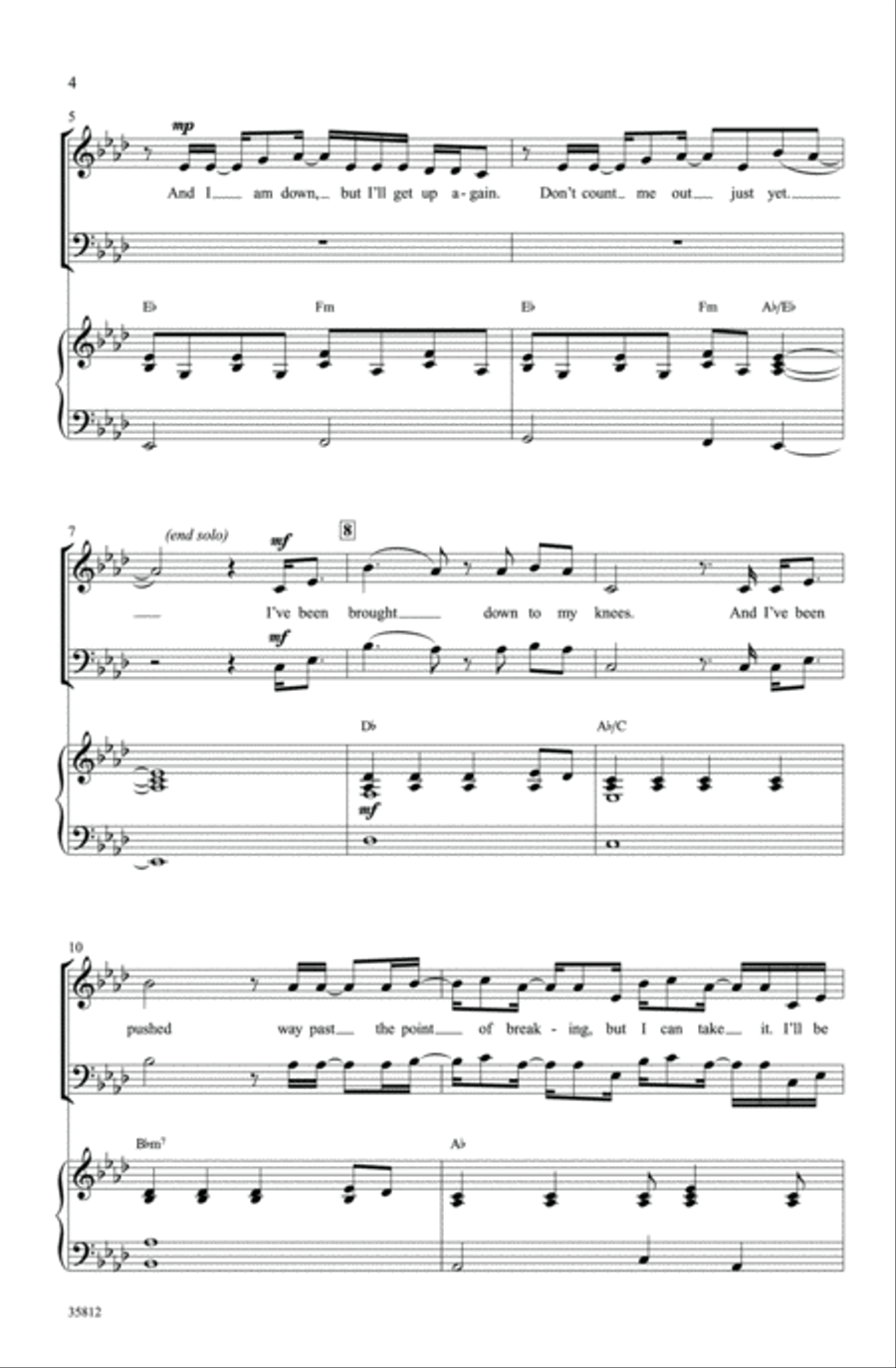 You Haven't Seen the Last of Me - SoundTrax CD (CD only) Choir scores gallery preview page 3