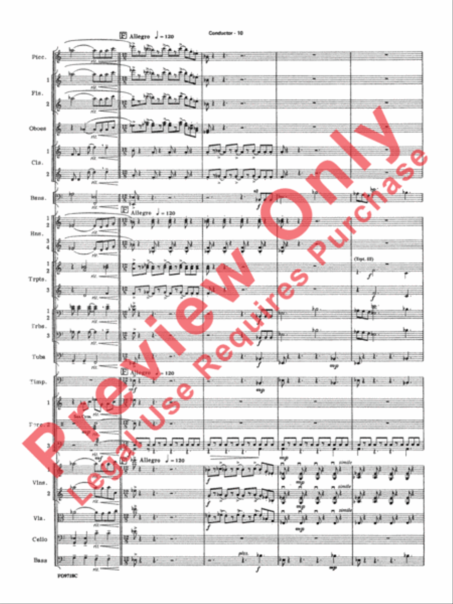 The Empire Strikes Back Medley Full Orchestra scores gallery preview page 13