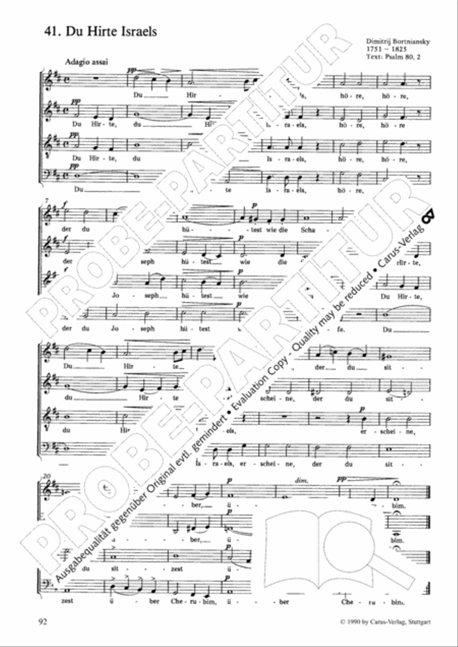 Geistliches Chorbuch der Romantik Choir scores gallery preview page 93