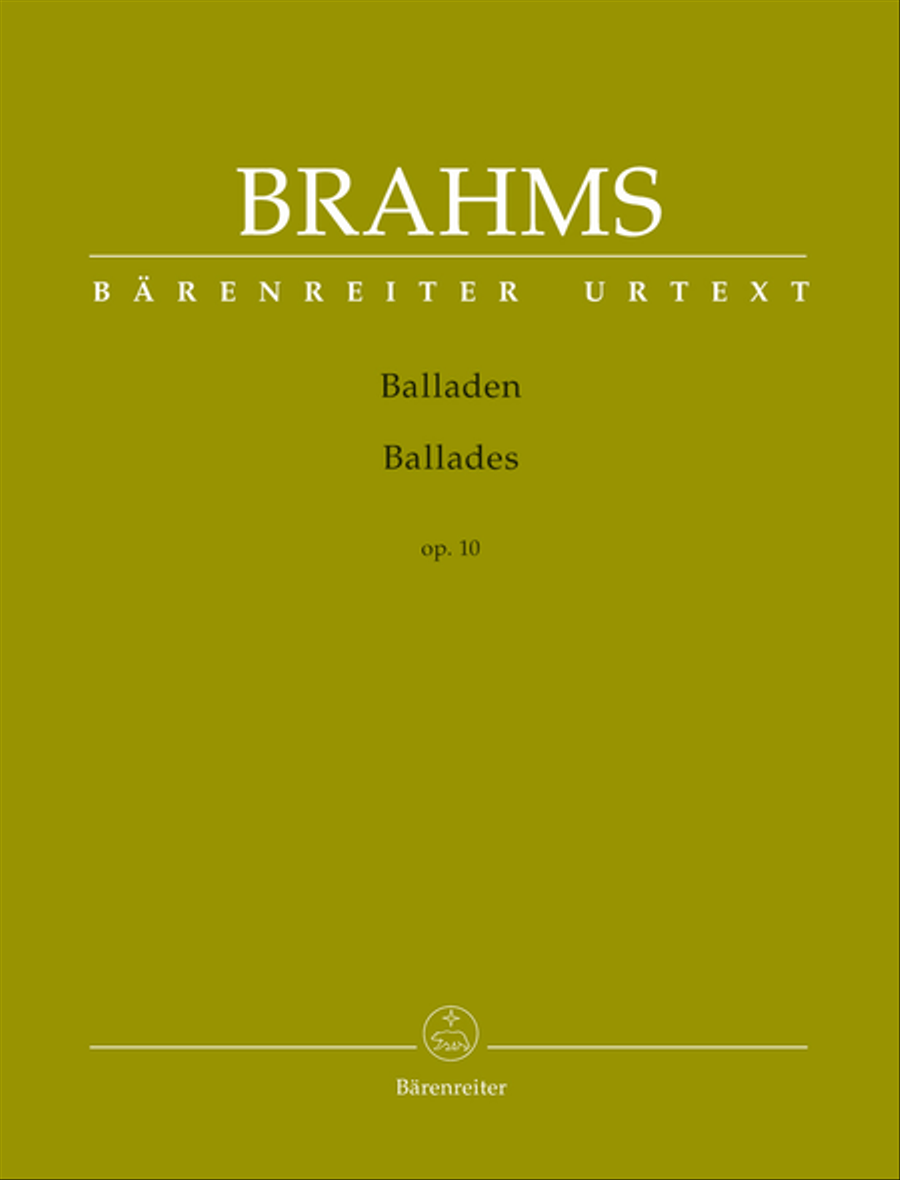 Ballades, op. 10 Piano Solo scores gallery preview page 1