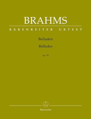 Book cover for Ballades, op. 10