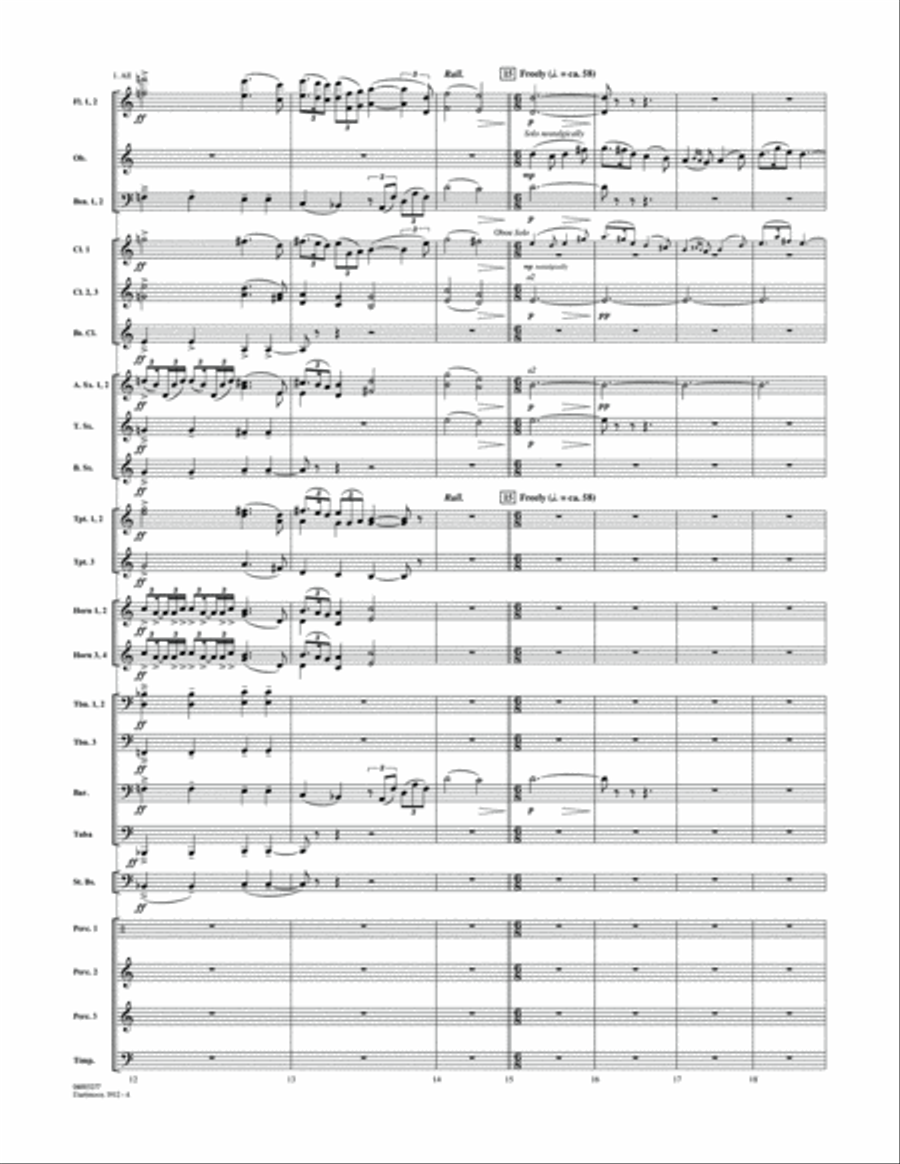 Dartmoor, 1912 (from War Horse) - Full Score Concert Band scores gallery preview page 4