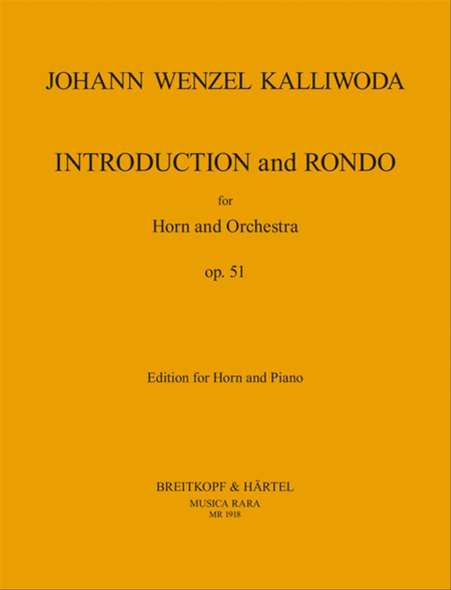 Introduction and Rondo Op. 51 Horn scores gallery preview page 1