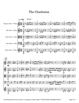 The Charleston by Johnson for String Quartet in Schools
