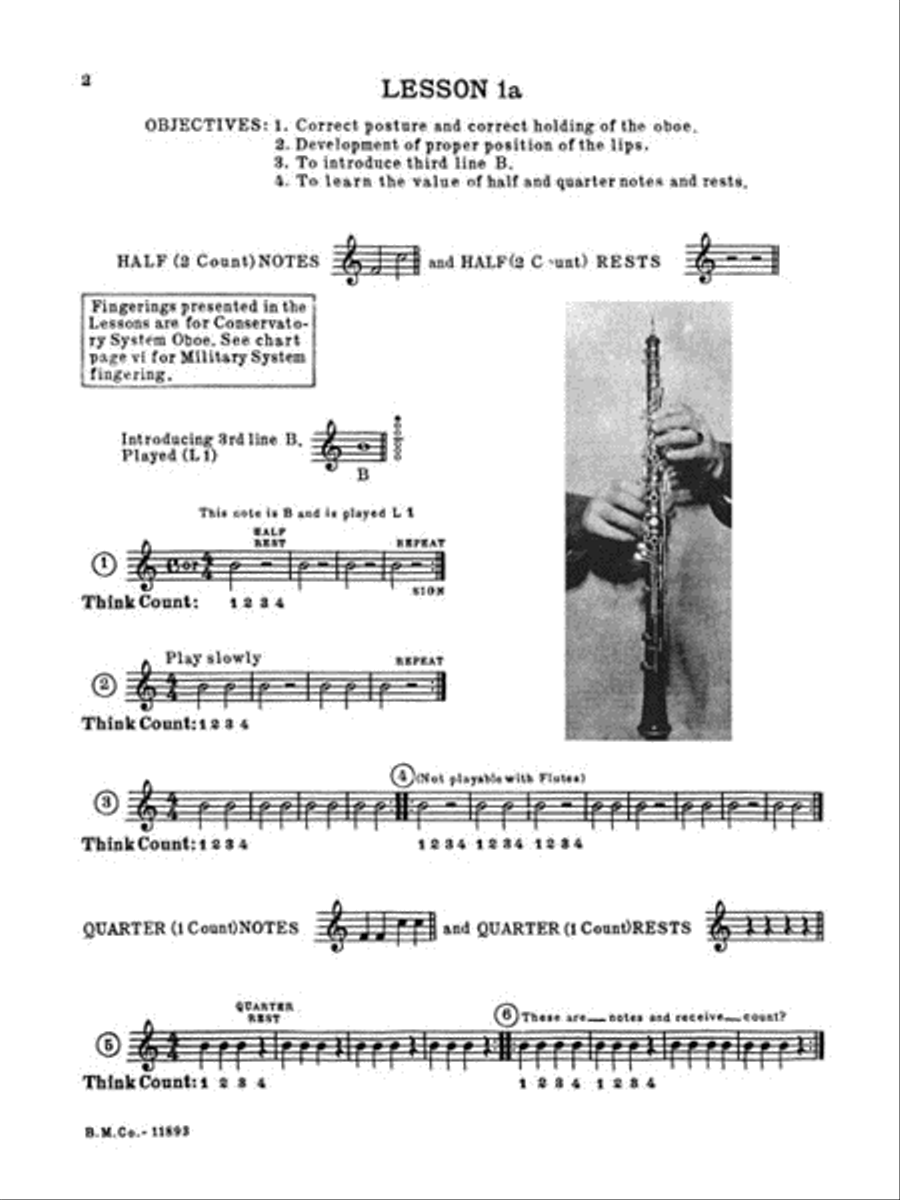 A Tune a Day – Oboe Concert Band Methods scores gallery preview page 2