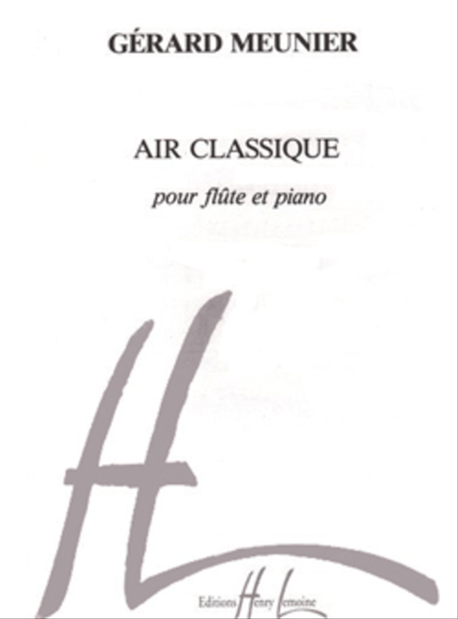 Air Classique Air Classique Flute Solo scores gallery preview page 1