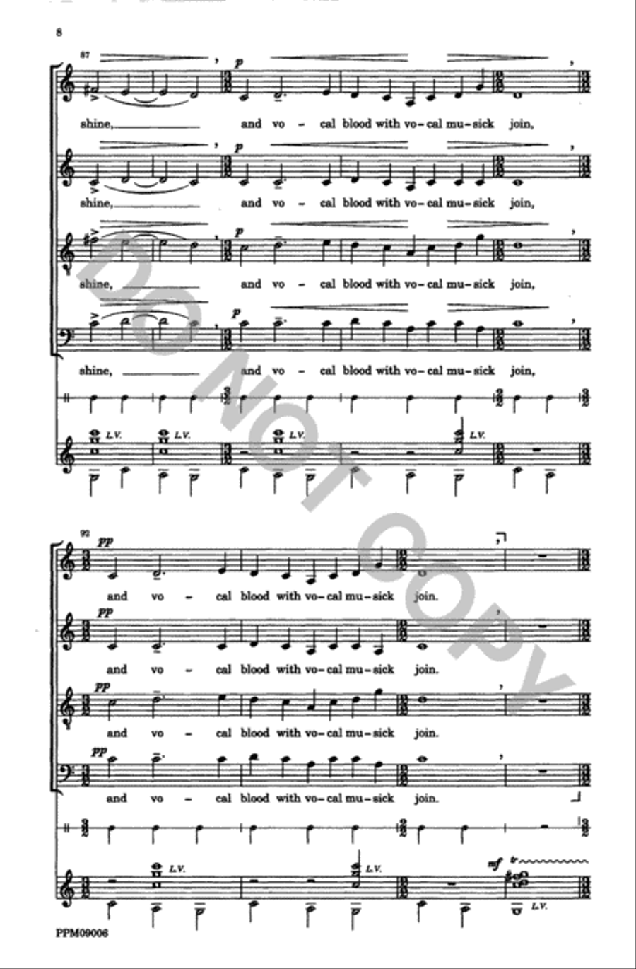 Te Deum Laudamus 4-Part scores gallery preview page 9