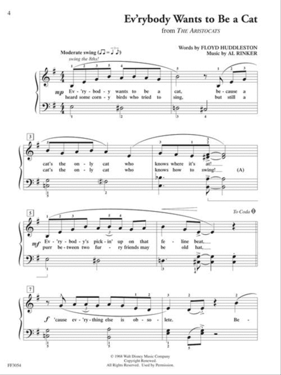 FunTime® Piano Disney FunTime® Piano Disney Piano Method scores gallery preview page 5