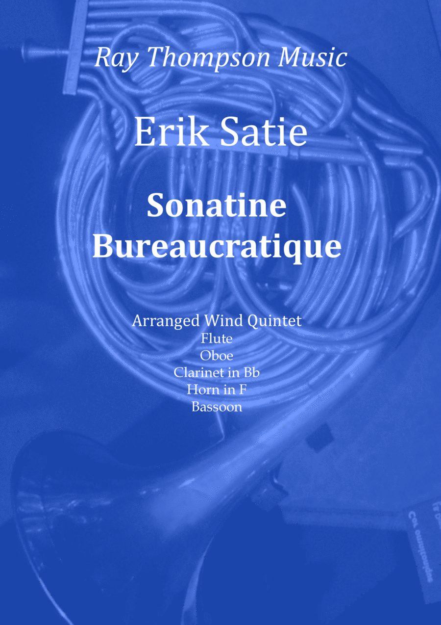 Satie: Sonatine Bureaucratique - wind quintet Woodwind Quintet scores gallery preview page 1