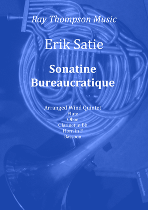 Book cover for Satie: Sonatine Bureaucratique - wind quintet