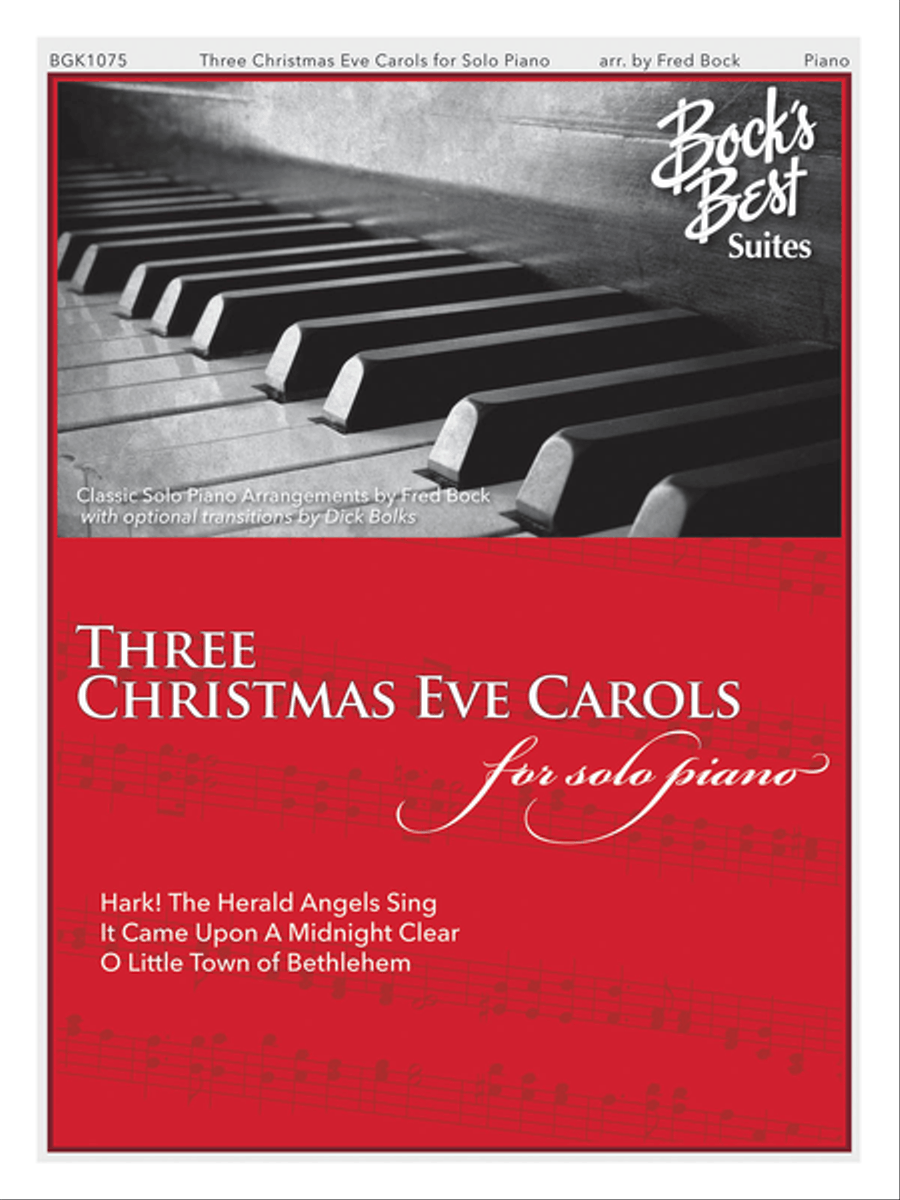 Three Christmas Eve Carols Piano Solo scores gallery preview page 1